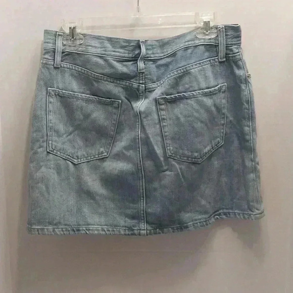 Frame Le Denim Mini Skirt Cowgirl Wesrern Boho Rustic Academia Size 00 - Picture 3 of 7